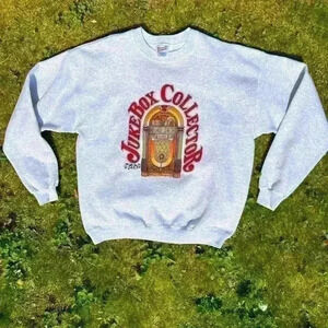 Vintage Hanes Activewear Jukebox Collector 1992 Crewneck Sweatshirt XXL